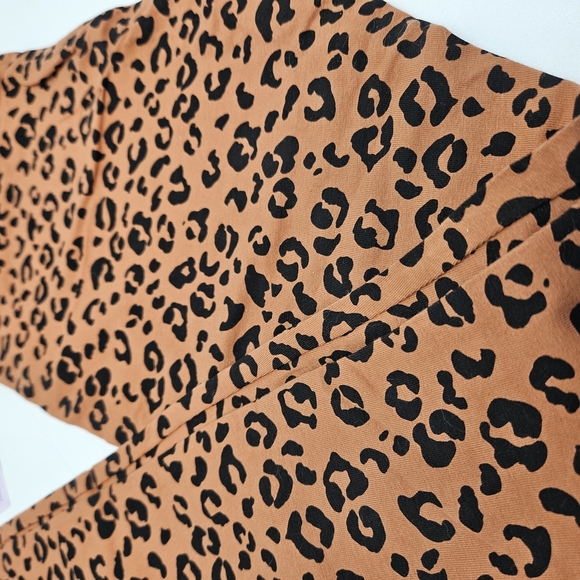 Wild Fable Brown and Black Leopard Print Leggings - Picture 4 of 7
